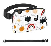 Sac banane coloré coq poulet-27 style unisexe : sacs banane tendance, sacs à bandoulière sport minces à la mode pour jogging, randonnée, randonneur, femme, homme, Multicolore 05, 1.5x9.0x5.9in