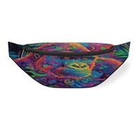 Sac banane coloré Gorilla pour femmes, hommes, enfants, filles, garçons, sac banane pour voyage, sport, course à pied, couleur, M, Organiseur de sac