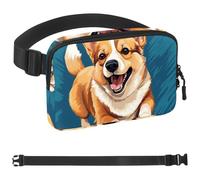 Sac banane coloré Ice Cream 1156 pour homme et femme, sac banane pour voyage, marche, course à pied, randonnée, cyclisme, Multicolore 09, 1.5x9.0x5.9in/4x23x15cm