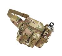Sac banane compact à poches multiples pour expéditions en milieu sauvage - En polyamide permanent - Ceinture modifiable - Équipement de transport fin - Sac de ceinture stratégique, camouflage, Beauté
