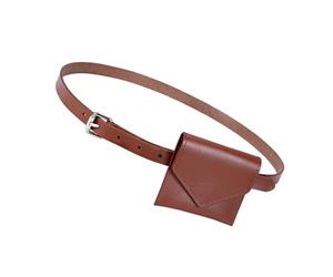 Sac banane coréen tendance pour les navetteurs et les acheteurs, design simple mais élégant, sacs de ceinture en cuir synthétique pour toutes les tenues, pochette de voyage pour étudiant et navetteur