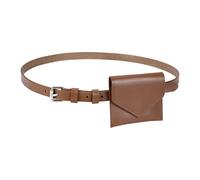Sac banane créatif pour un usage quotidien, pratique et élégant, sac banane en cuir PU pour un transport facile, marron