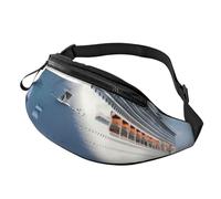 Sac banane de bateau de croisière pour homme et femme - Sac banane tendance pour course à pied - Sac à bandoulière étanche - Sac banane avec sangle réglable - Sac de sport pour voyage