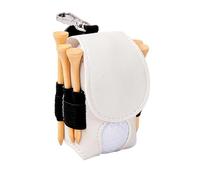 Sac banane de ceinture de support pour le thé de golf, support de balle de golf en cuir - Sac porte-hanche | Sac banane portable pour balles de golf, thé de golf, golf