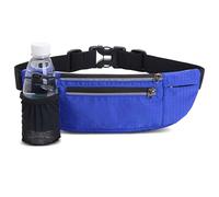 Sac banane de course à pied avec porte-bouteille d'eau, sangle réglable, rembourrage respirant pour le sport