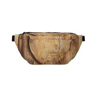 Sac banane de course à pied imprimé éléphant africain pour homme et femme, Cœur en bois., Taille unique