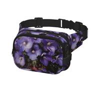 Sac banane de course à pied pour homme et femme - Sac banane à bandoulière - Motif fleurs dans un vase, multicolore, Taille unique, Ceinture porte-monnaie