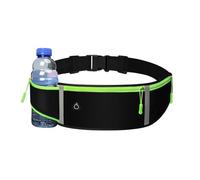 Sac banane de course à pied pour homme et femme - Sac banane de sport pour téléphone portable - Pour course à pied, jogging, course à pied, hydratation et cyclisme, Noir B, 2 pièces