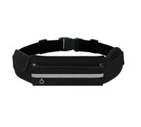Sac banane de course avec support de téléphone, sac banane de sport, sac de taille pour voyage, jogging, cyclisme, randonnée, sac de sport pour voyage, Noir , Beauté de masse