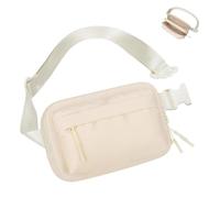 Sac banane de course | Ceinture de course imperméable | Sac à dos de taille grande capacité | Pochette de sport réglable | Sac banane pour course à pied | Sac banane pour entraînement et course à