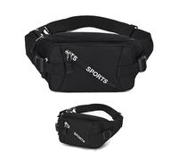 Sac banane de course pour homme, avec plusieurs compartiments pour un rangement classifié et boucles réglables pour un réglage libre, convient pour la promenade des chiens, la course, les voyages, le