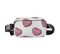 Sac banane de course pour homme et femme avec sangle réglable pour voyage, gym, travail, patchs, autocollants, badges, épingles, Patchs, autocollants, badges, épingles, 1 Size