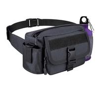 Sac banane de détection de métaux avec filet élastique pour bouilloire, sac de recherche portable, sac à outils étanche pour détecteur de métaux en plein air, noir, Sacs banane réglables avec