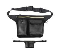 Sac banane de golf réglable portable doux avec compartiments de rangement | Sac de rangement pour marqueur de thé de golf - Pour le terrain - Country Club - Driving Range - Terrain - Tournoi