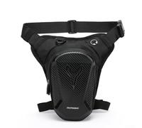 Sac banane de moto avec matériau imperméable, plusieurs poches, rembourrage respirant pour l'équitation, le cyclisme, la randonnée et les voyages (A)