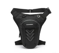 Sac banane de moto avec matériau imperméable, plusieurs poches, rembourrage respirant pour l'équitation, le cyclisme, la randonnée et les voyages (B)