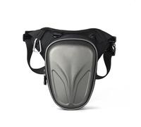 Sac Banane De Moto pour Hommes Et Femmes Sacoche De Taille Décontractée pour Voyage Randonnée Escalade Poche Extérieure Étanche Sacoche Reservoir Moto(Gray MC119)