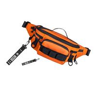 Sac banane de pêche moderne en tissu imperméable avec plusieurs compartiments et sangle réglable pour les amateurs de matériel de rangement, H, Fashion suit