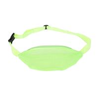 Sac Banane de Plage en Maille, Sac de Plage Respirant et imperméable, Ceinture réglable, Sac de Taille Portable pour Sports de Plein air pour Voyage (Vert Fluo)