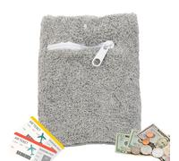 Sac banane de poignet, portefeuille de sport pour courir | Bracelet de sport imperméable pour cartes, clés, gym, course, usage quotidien, voyage, randonnée, gris, Consulte la descripción, Voir