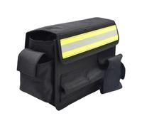 Sac banane de pompier avec bandes réfléchissantes - Sac banane robuste pour équipement d'urgence, 29 x 12 x 20 cm