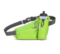 Sac banane de randonnée avec porte-bouteille d'eau et sangle réglable pour un confort tout au long de la journée, Voir image, Vert