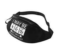 Sac Banane De Randonnée Je suis Peut-Être Ringard, mais Seulement De Temps en Temps. avec Prise Casque Sac Ceinture Loisir Sacoche Ceinture pour Cyclisme Homme Camping 14X35Cm