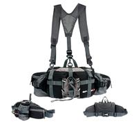 Sac Banane de randonnée pour Femmes et Hommes, Sac Banane imperméable avec Porte-Bouteille et Bretelles Simples ou Doubles, Ceinture Lombaire pour Course à Pied, Marche, Promenade de Chien, voya