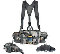 Sac Banane de randonnée pour Femmes et Hommes, Sac Banane imperméable avec Porte-Bouteille et Bretelles Simples ou Doubles, Ceinture Lombaire pour Course à Pied, Marche, Promenade de Chien, voya