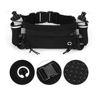 Sac Banane de Randonnée, Sac de Taille pour Sports de Plein Air, Sac de Ceinture de Fitness Multifonctionnel, Sac de Taille pour Bouteille d'eau avec Sac Lombaire pour Bouteille