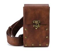 Sac banane de randonnée steampunk multifonction pour femme, Bn Bn, M, Western