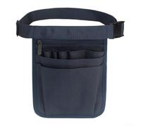 Sac banane de rangement pour outils avec tissu Oxford imperméable, plusieurs compartiments et fermetures éclair sécurisées pour réparation manuelle (bleu)
