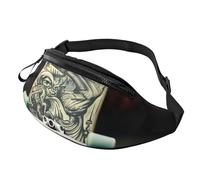 Sac banane de skate boards pour homme et femme - Sac banane étanche pour le sport - Sac de hanche en plein air