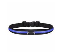 Sac banane de sport en nylon étanche pour téléphone portable et course à pied, bleu, 2 pièces