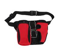 Sac Banane de Sport en Nylon, Pochette multifonctionnelle pour Ceinture de Boule de Tee pour Les activités de Plein air (Red)