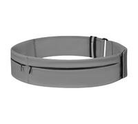 Sac banane de sport étanche pour femme et homme - Ceinture réfléchissante pour femme et homme - Ceinture d'argent étanche, Couleur grise., M