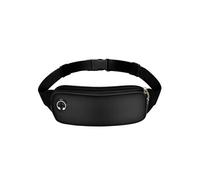 Sac banane de Sport Fermeture éclair sécurisée Sangle Ajustable Noir