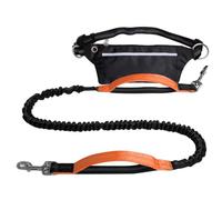 Sac banane de sport longue laisse multifonction pour chien - Sports de plein air - Sac de taille réfléchissant pour le dressage de la randonnée, les chiens de grande taille