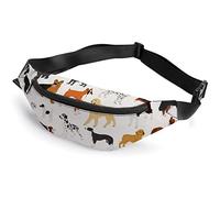 Sac banane de sport pour adultes et enfants avec visages de chien Great Dane, Différent des chiens différents des chiens, Taille unique, Sacs banane