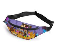 Sac banane de sport pour adultes et enfants avec visages de chien Great Dane, Pierre précieuse et trésor, Taille unique, Sacs banane