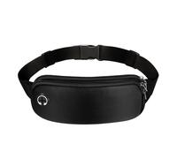 Sac banane de sport pour femme - Sac banane de course à pied pour téléphone - Noir - Accessoires de course à pied, Noir , 2 pièces