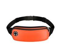 Sac banane de sport pour femme - Sac banane de course à pied pour téléphone - Noir - Accessoires de course à pied, Orange, 2 pièces