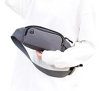 Sac banane de sport pour homme - Petit sac banane de course à pied | Sac banane étanche pour course à pied - Sac banane sport fin et tendance pour le jogging, la randonnée, pour femme et homme, Gris