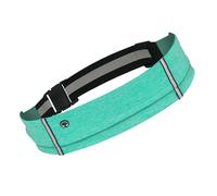 Sac banane de sport réfléchissant pour course à pied, fitness, support de téléphone, poches d'entraînement pour la course à pied, le jogging et la randonnée, Couleur verte.