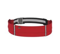 Sac banane de sport réfléchissant pour course à pied, fitness, support de téléphone, poches d'entraînement pour la course à pied, le jogging et la randonnée, Couleur : rouge.