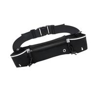 Sac banane de sport réglable pour course à pied, sac d'hydratation pour téléphone, sac banane pour jogging, cyclisme, randonnée, entraînement, ceinture de sport, sac banane, Couleur : noir.