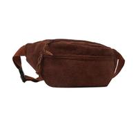 Sac banane de voyage en velours côtelé pour fille et femme, short de compression taille haute pour femme, marron, Taille unique