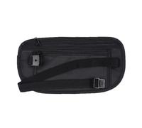 Sac banane de voyage invisible étanche pour vélo, course à pied, jogging, sport, passeport, sac à main, porte-monnaie, accessoires de gym pour femmes et hommes, Noir , 2 pièces