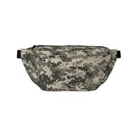Sac banane de voyage léger avec imprimé camouflage numérique pour la marche, le cyclisme, la randonnée, les voyages, Noir , Taille unique, Sac à dos décontracté