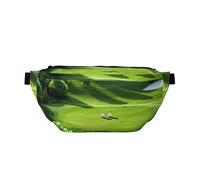 Sac banane de voyage léger avec imprimé de parcours de golf pour la marche, le cyclisme, la randonnée, les voyages, Noir , Taille unique, Sac à dos décontracté